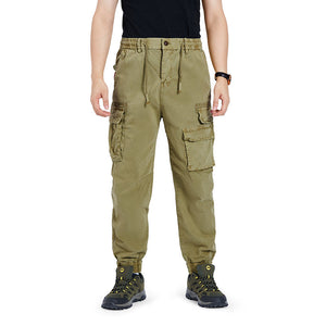 GEWASCHENE CARGOHOSE MIT TASCHEN