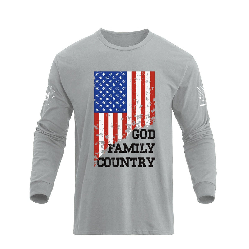 USA FLAG GFC GRAPHIC LONG SLEEVE T-SHIRT