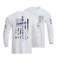 USA FLAG CROSS 100% COTTON GRAPHIC LONG SLEEVE T-SHIRT