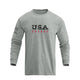 USA FLAG GRAPHIC LONG SLEEVE T-SHIRT