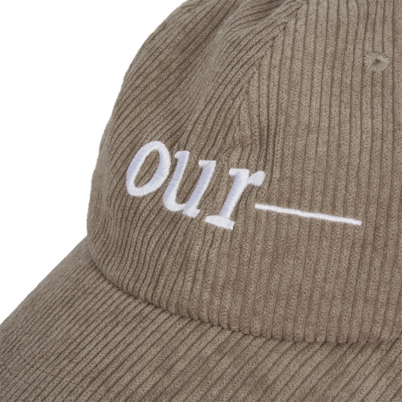 LETTER CORDUROY CAP