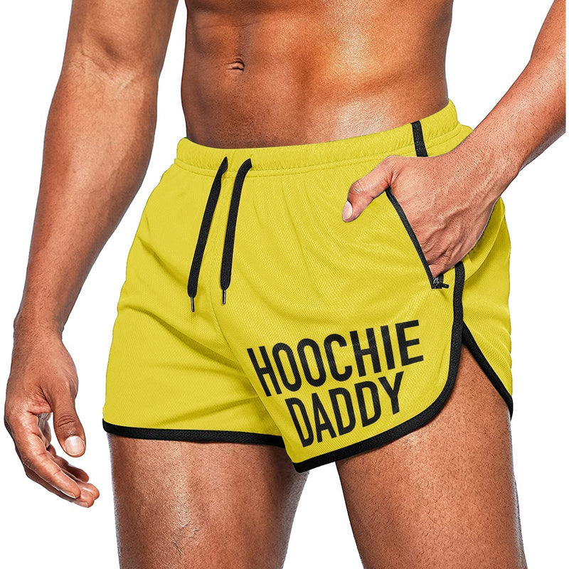 Men's Yellow Hoochie Daddy 5 Inch Inseam Shorts – Clothes by Graham