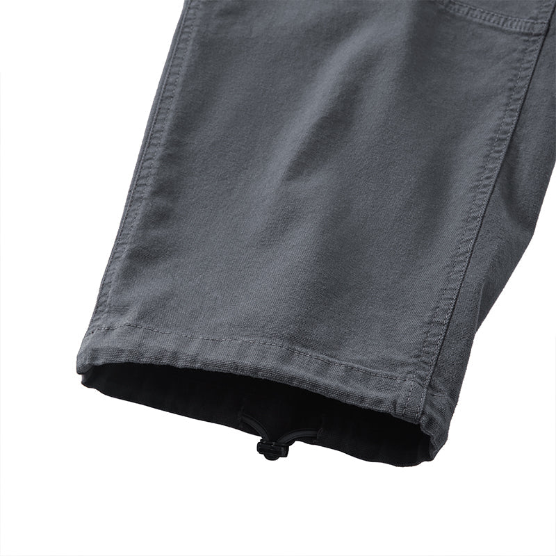 METAL BUCKLE WASHED CARGO PANTS