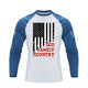 USA FLAG GFC RAGLAN GRAPHIC LONG SLEEVE T-SHIRT