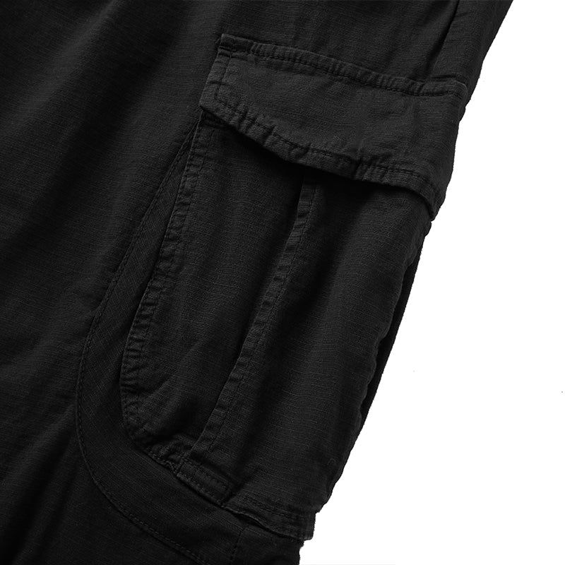 POCKETS DRAWSTRING CARGO PANTS