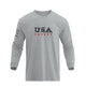 USA FLAG GRAPHIC LONG SLEEVE T-SHIRT