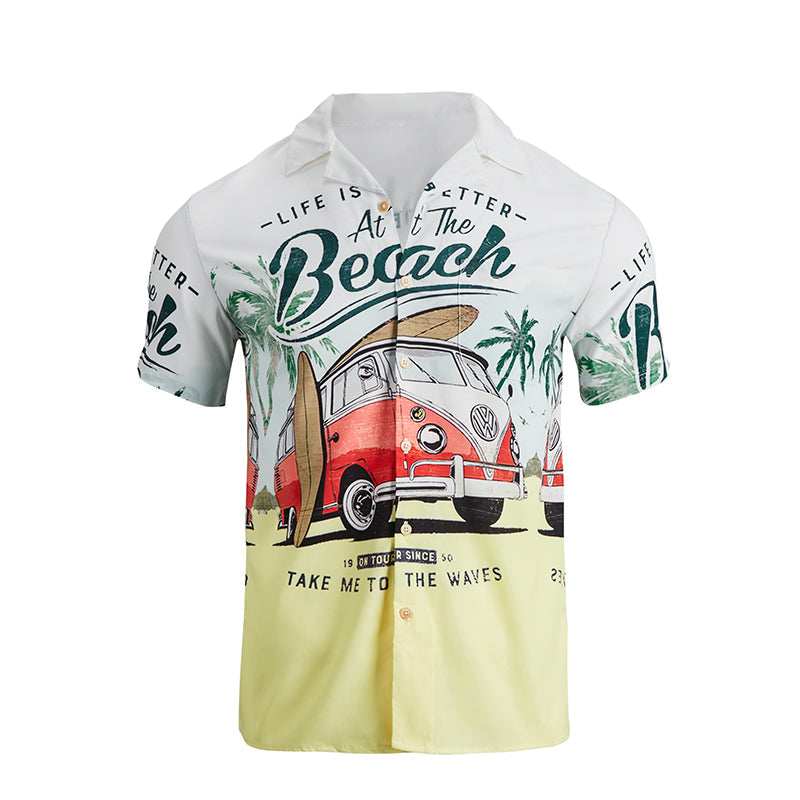 HOILDAY BEACH ALOHA SHIRT