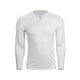 ESSENTIALS BUTTON V-NECK QUCIK DRY MOISTURE WICKING LONG SLEEVE HENLEY SHIRT