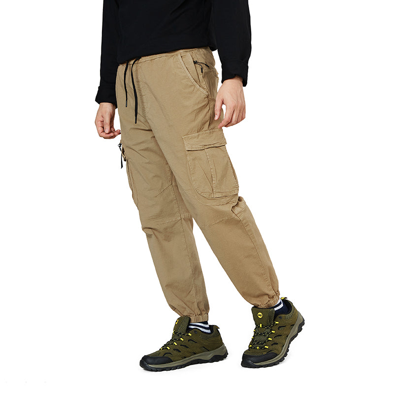 POCKETS DRAWSTRING CARGO PANTS