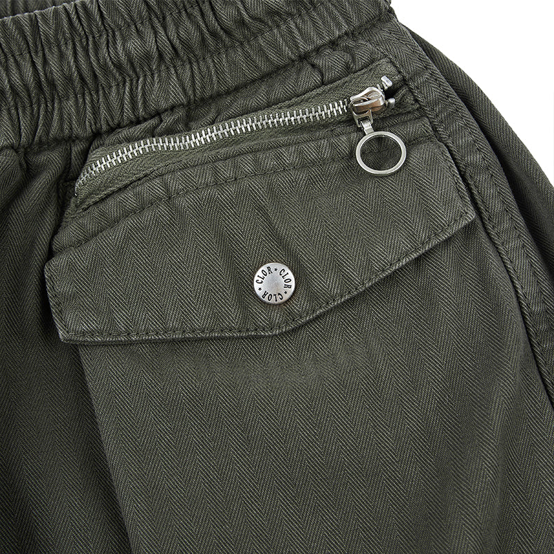 POCKETS CHAIN CARGO PANTS