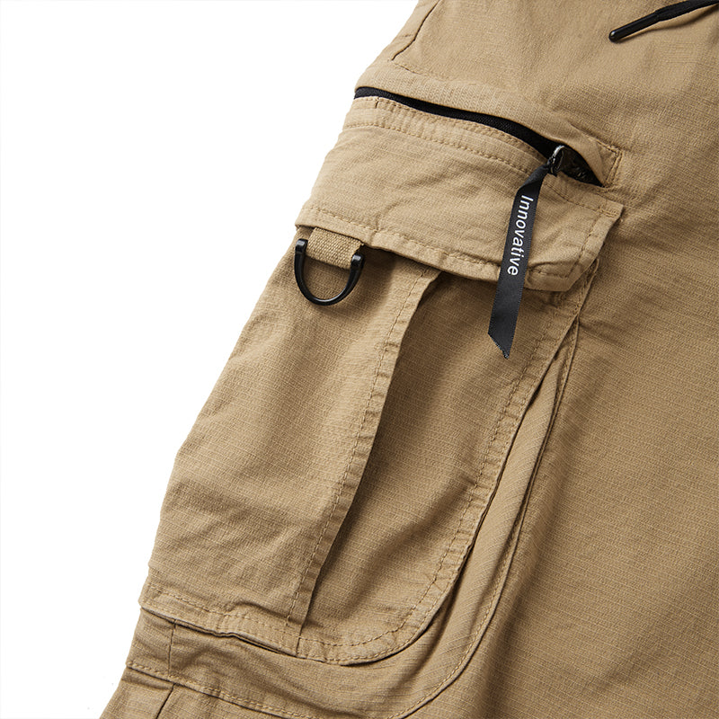 POCKETS DRAWSTRING CARGO PANTS