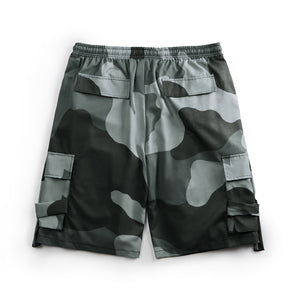 PANTALONES CORTOS CARGO CON ENTREPIERNA DE 5'' DE CAMO