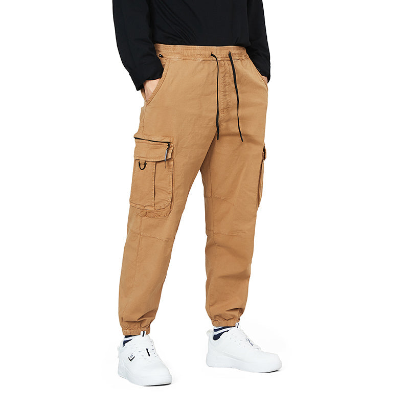 POCKETS DRAWSTRING CARGO PANTS