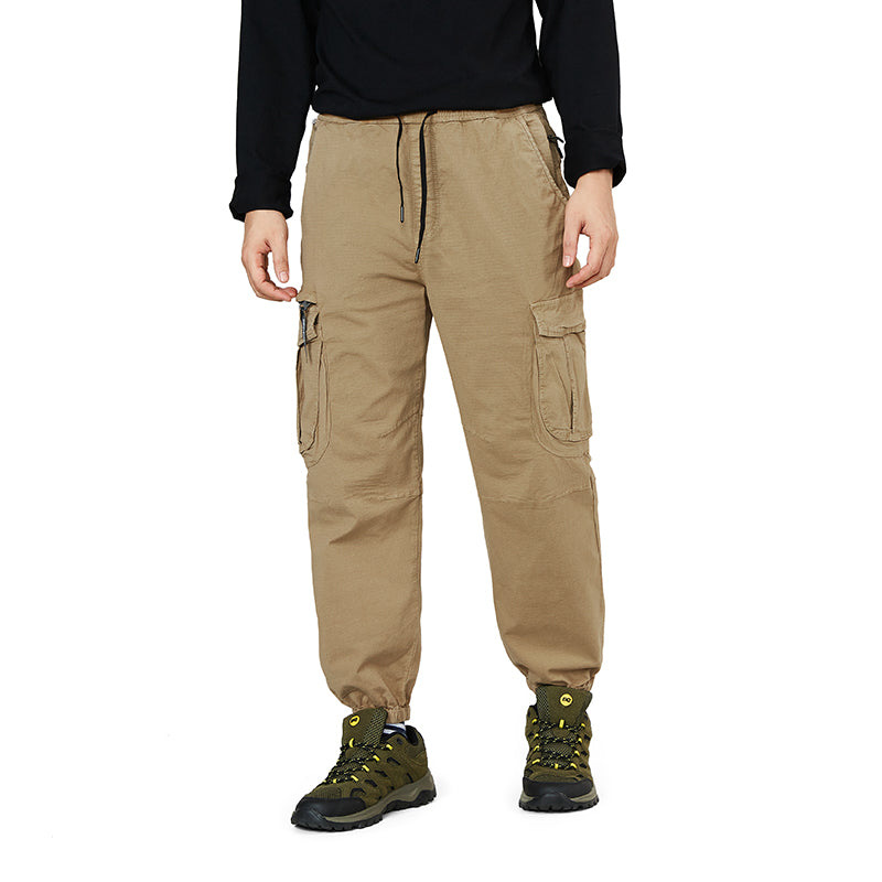 POCKETS DRAWSTRING CARGO PANTS